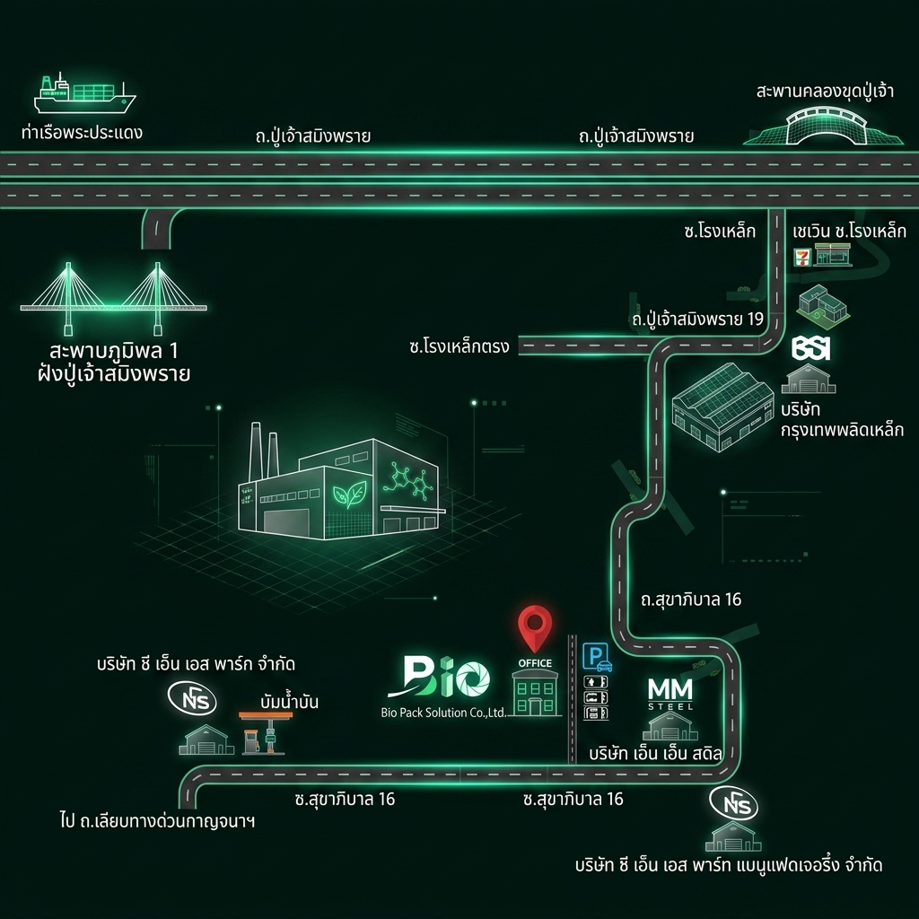 แผนที่ Bio Pack Solution